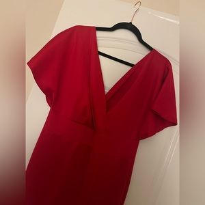 long red dress prom size xl